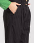 TEXTURED WIDE LEG PANTS